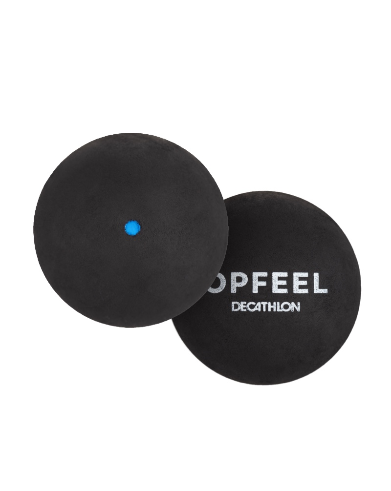 Blue dot squash ball