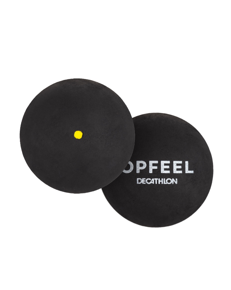 yellow dot squash ball