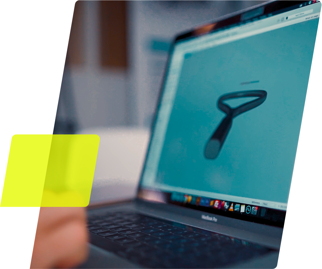 Squash rackets 3D design